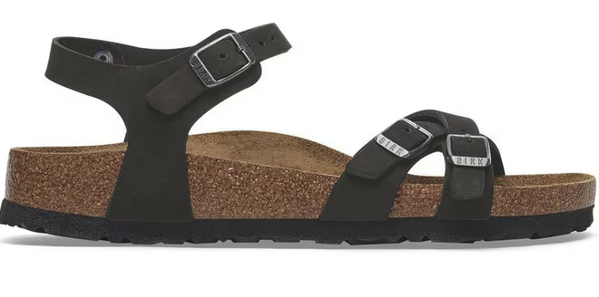 Birkenstock Kumba Black - Soft Footbed - Waxy Leather - 1029526 - Calzata Stretta