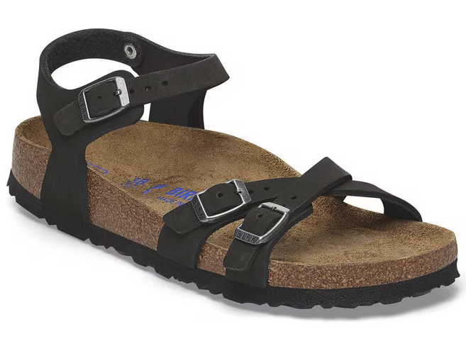 Birkenstock Kumba Black - Soft Footbed - Waxy Leather - 1029526 - Calzata Stretta