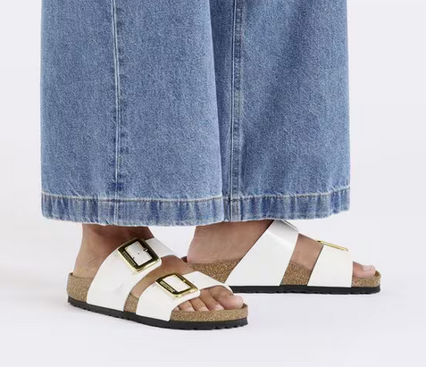 Birkenstock  Sydney CB Graceful Pearl White - Birko Flor - 1029492 - Calzata Stretta