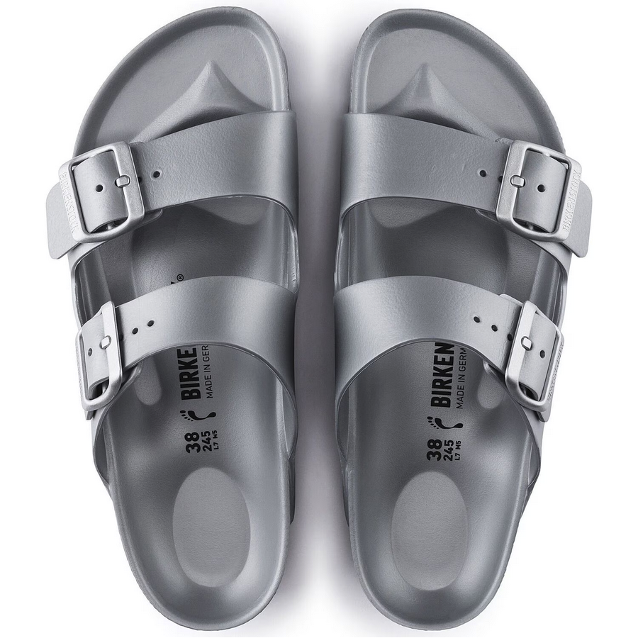 Birkenstock Arizona Metallic Silver - EVA - 1003491 - Calzata Stretta