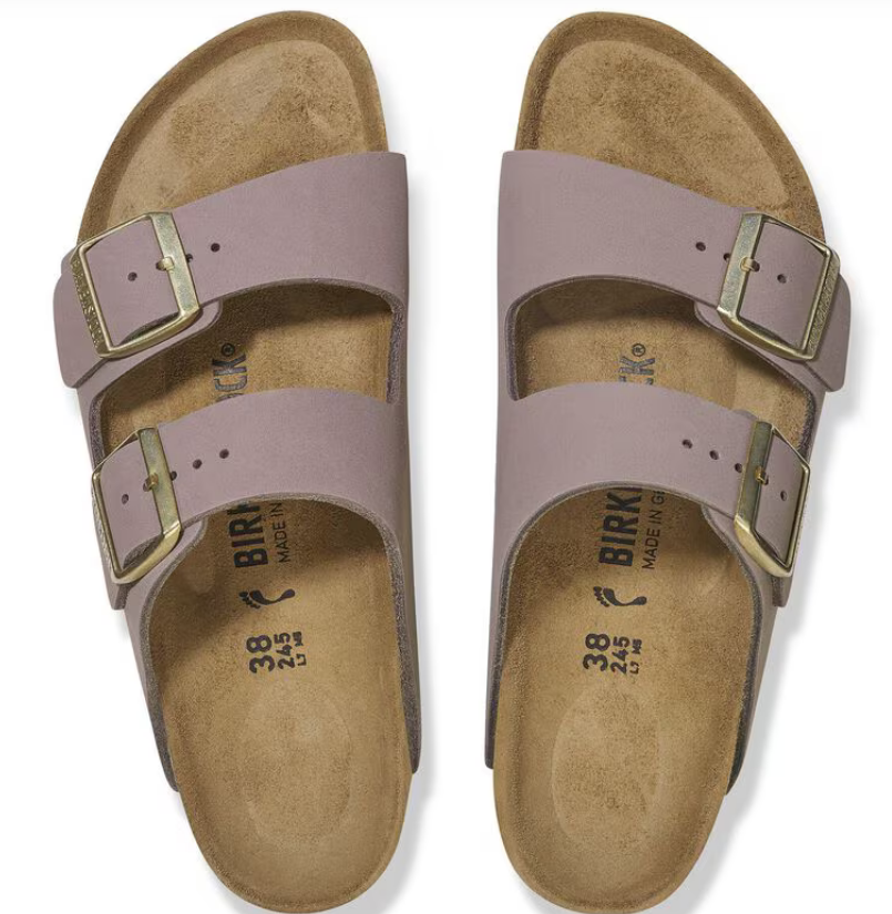 Birkenstock Arizona Faded Purple  - Pelle Nubuck - 1029428 - Calzata Stretta