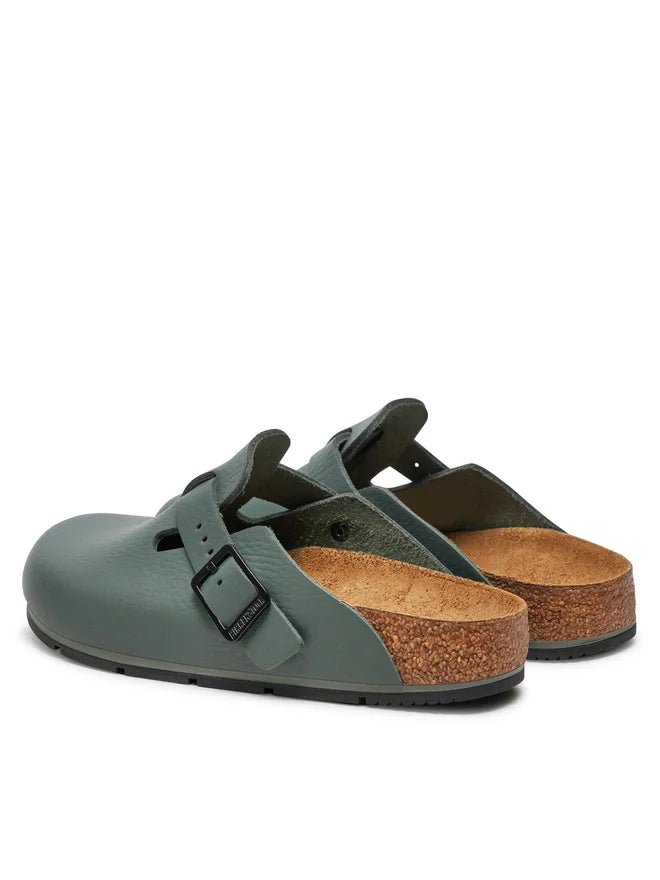 Birkenstock Boston Pro 2.0 Thyme - Pelle - 1026188 - Calzata Stretta
