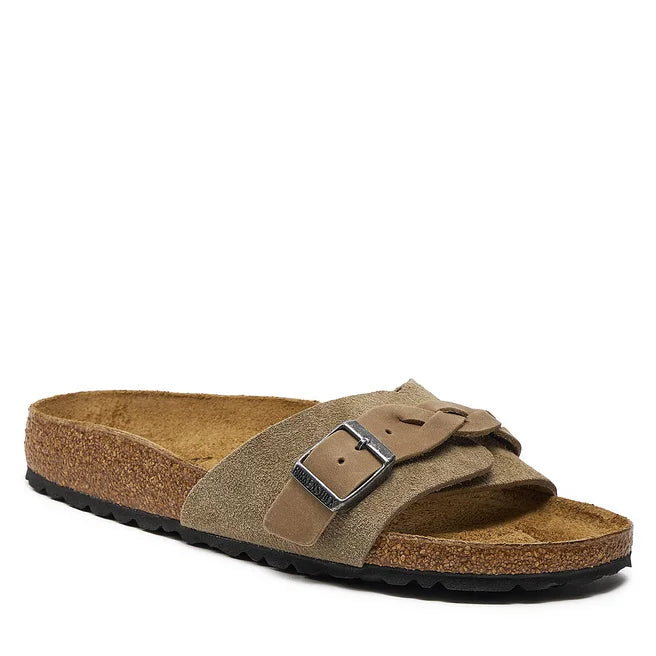 Birkenstock Oita Braided Taupe - Pelle - 1026730 - Calzata Stretta