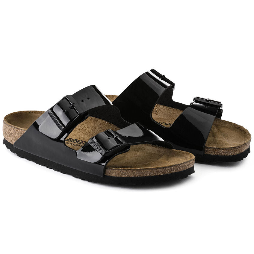 Birkenstock Arizona Black Vernice - Birko-Flor Patent - 1005292 - Calzata Stretta