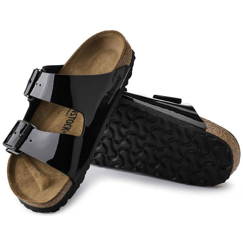 Birkenstock Arizona Black Vernice - Birko-Flor Patent - 1005292 - Calzata Stretta