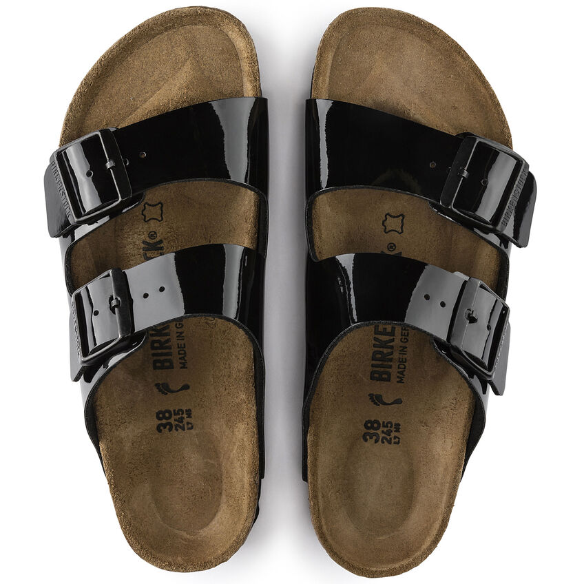 Birkenstock Arizona Black Vernice - Birko-Flor Patent - 1005292 - Calzata Stretta