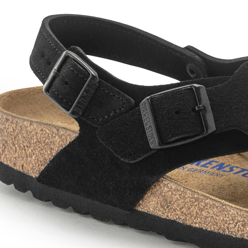 Birkenstock Tulum Black - Suede Leather - 1029779 - Calzata Stretta