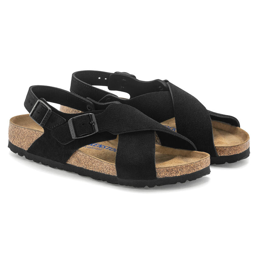 Birkenstock Tulum Black - Suede Leather - 1029779 - Calzata Stretta