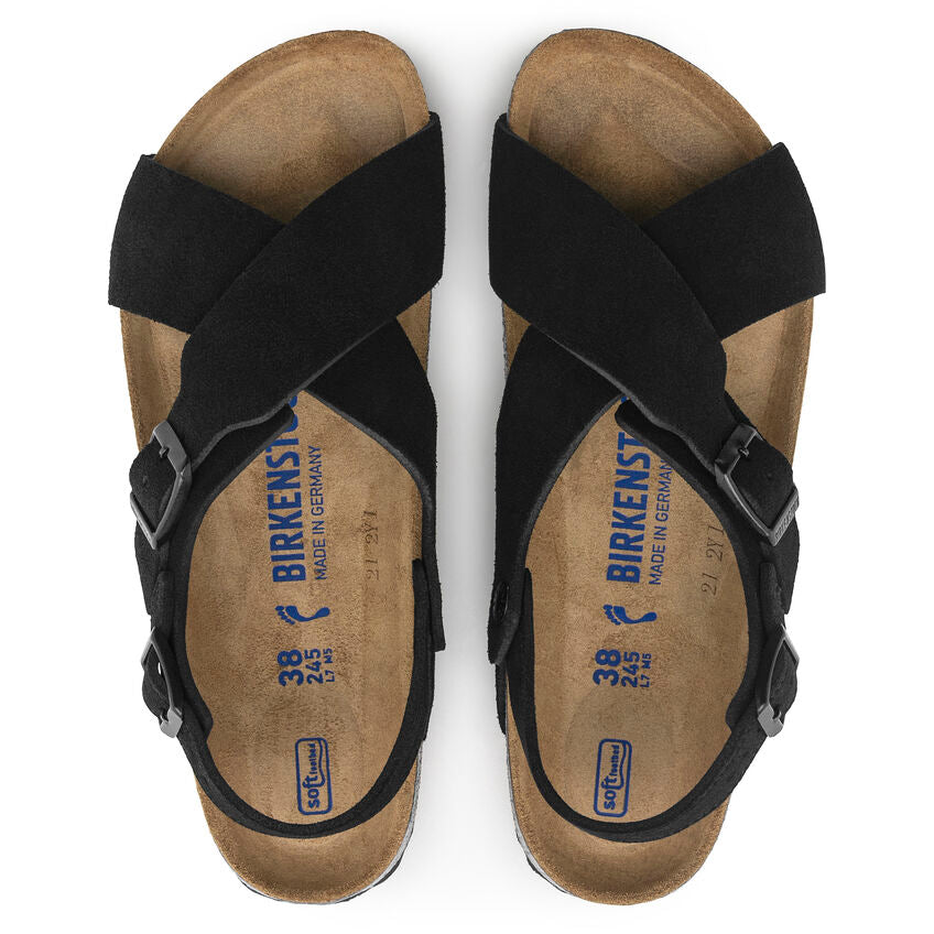 Birkenstock Tulum Black - Suede Leather - 1029779 - Calzata Stretta
