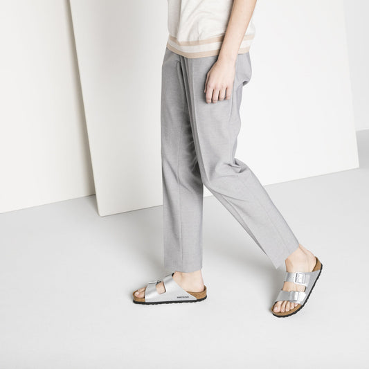 Birkenstock Arizona Silver - Birko-Flor - 1012283 - Calzata Stretta