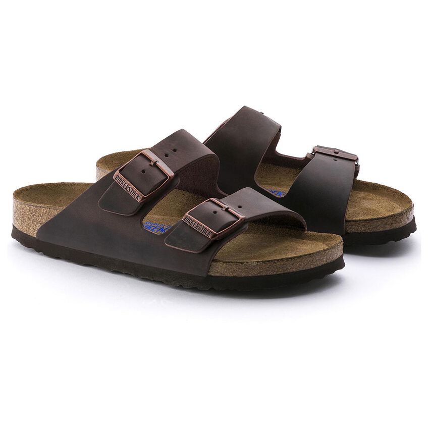 Birkenstock Arizona Habana - Pelle - Soft Footbed - 452763 - Calzata Stretta
