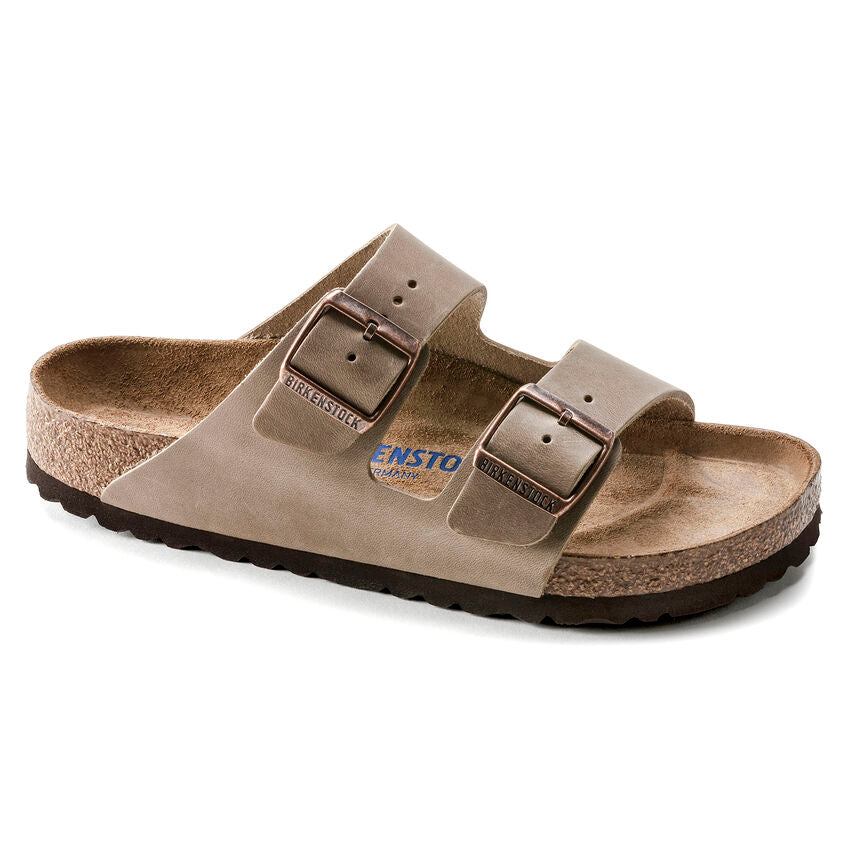 Birkenstock Arizona Tabacco Brown - Pelle - Soft Footbed - 552813 - Calzata Stretta