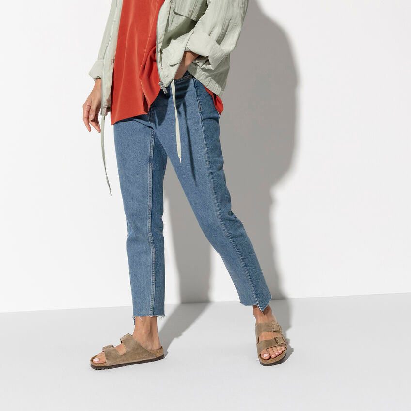 Birkenstock Arizona Tabacco Brown - Pelle - Soft Footbed - 552813 - Calzata Stretta