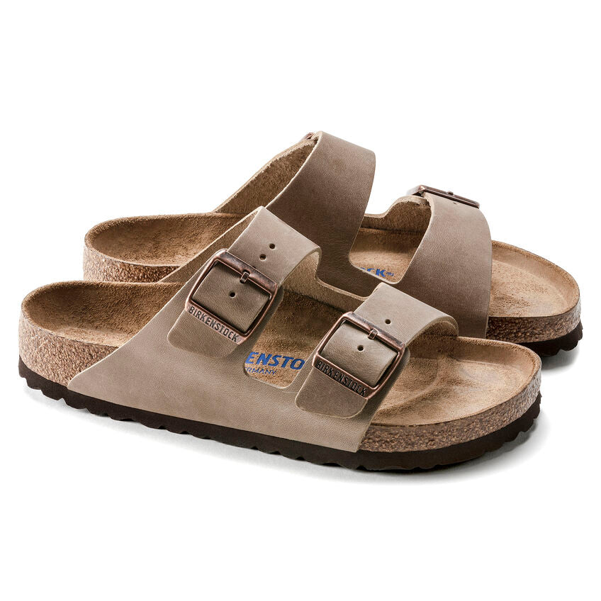 Birkenstock Arizona Tabacco Brown - Pelle - Soft Footbed - 552813 - Calzata Stretta