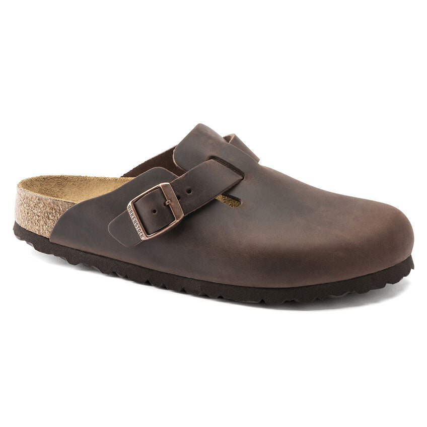 Birkenstock Boston Habana - Pelle - 860133 - Calzata Stretta