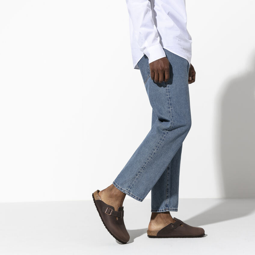 Birkenstock Boston Habana - Pelle - 860133 - Calzata Stretta