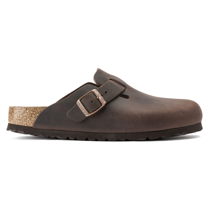 Birkenstock Boston Habana - Pelle - 860133 - Calzata Stretta